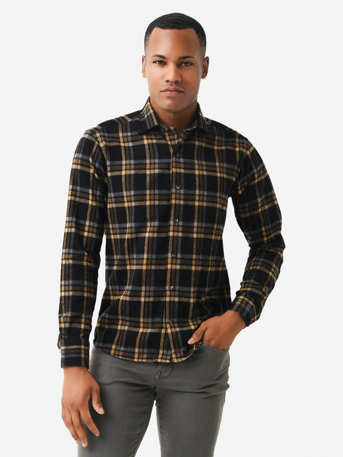 Peter Millar Crown Crafted Men's Hino Japanese Flannel Sport Shirt