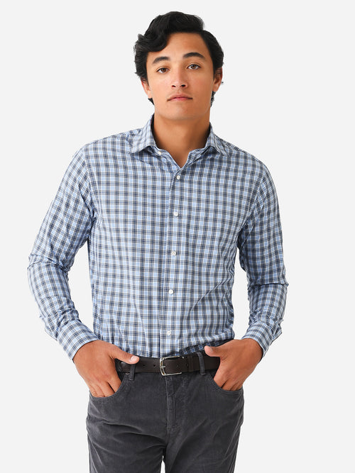 Peter Millar Crown Crafted Men's McAlister Performance Poplin Sport Shirt