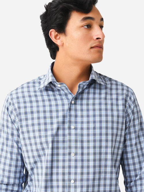Peter Millar Crown Crafted Men's McAlister Performance Poplin Sport Shirt
