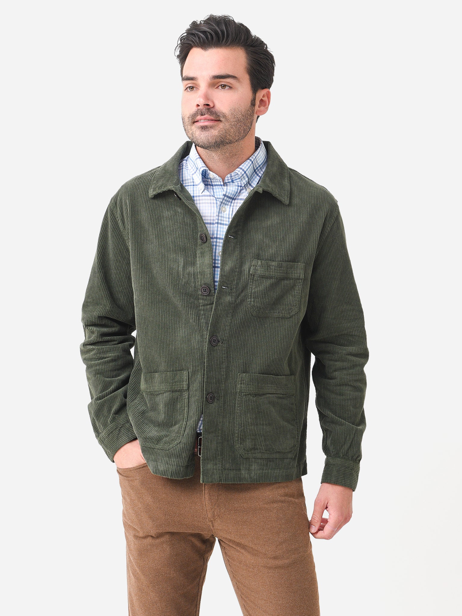 Peter Millar Crown Men's Corduroy Chore Coat – Saint Bernard