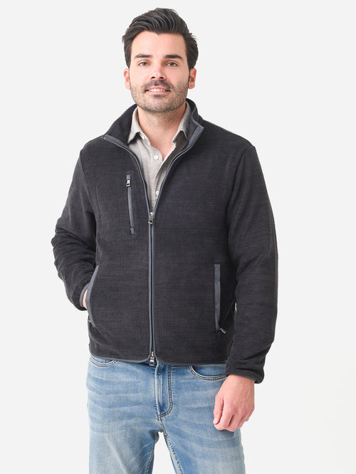Peter Millar Crown Men's Micro Shearling Fleece Jacket