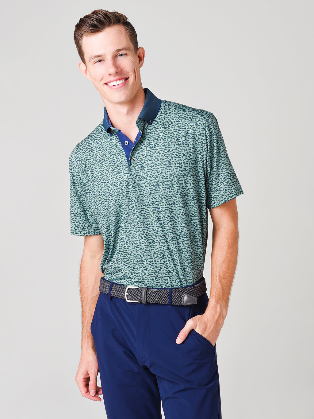Greyson Men's Wolf In Rabbits Clothing Polo - Saint Bernard