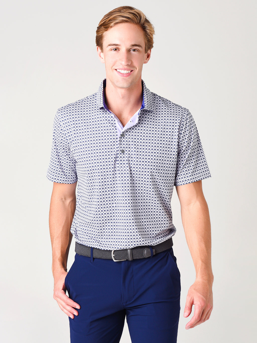 Greyson Men's Alpha Star Polo - Saint Bernard