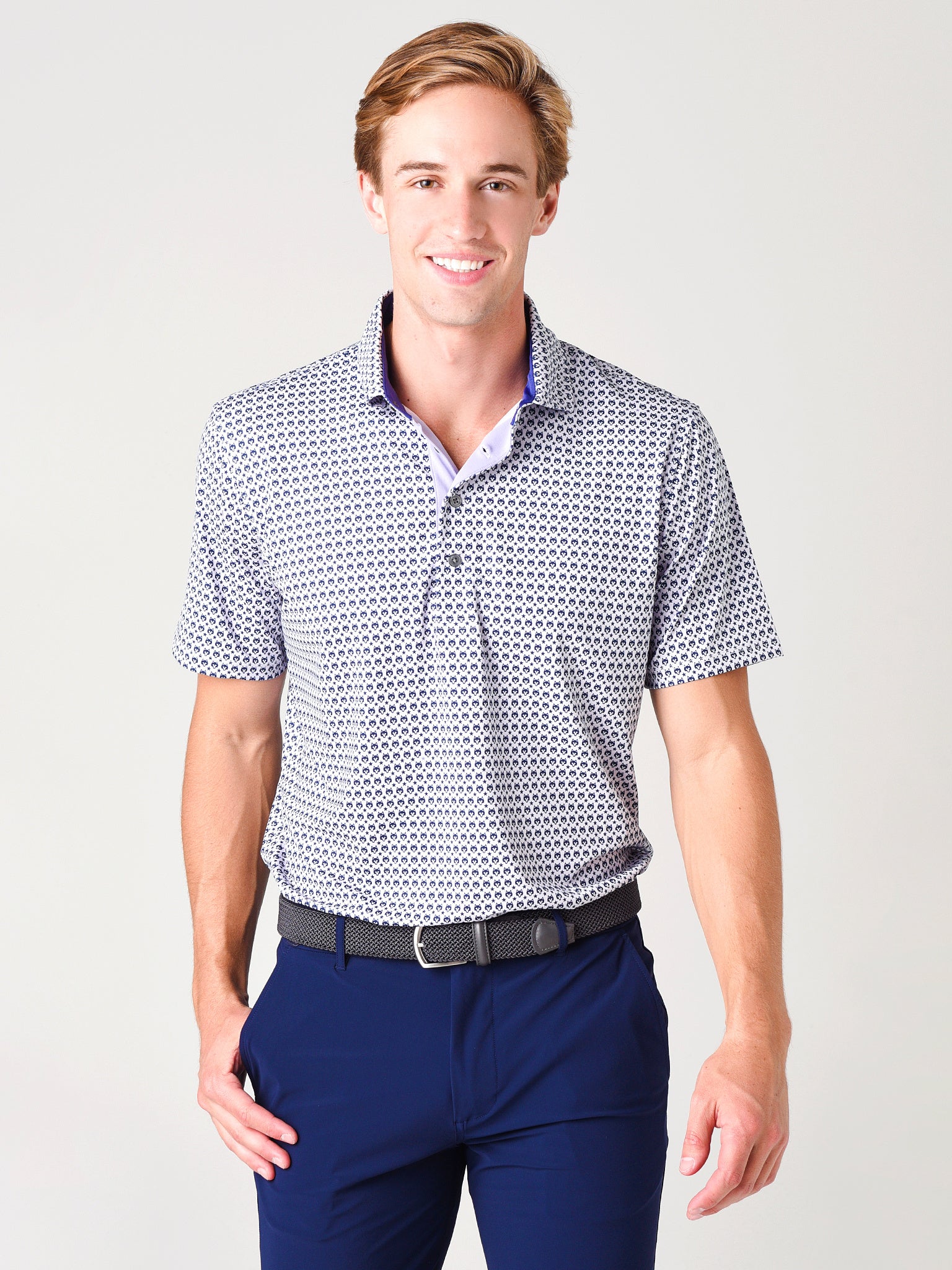 Greyson Men's Alpha Star Polo - Saint Bernard