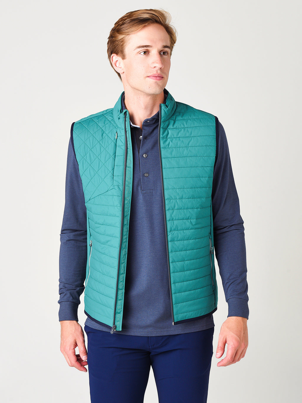 Greyson Men's Yukon Ultralight Hybrid Vest - Saint Bernard