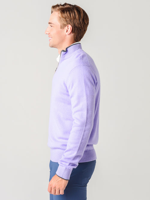 Greyson Men's Sebonack Quarter-Zip Pullover Sweater