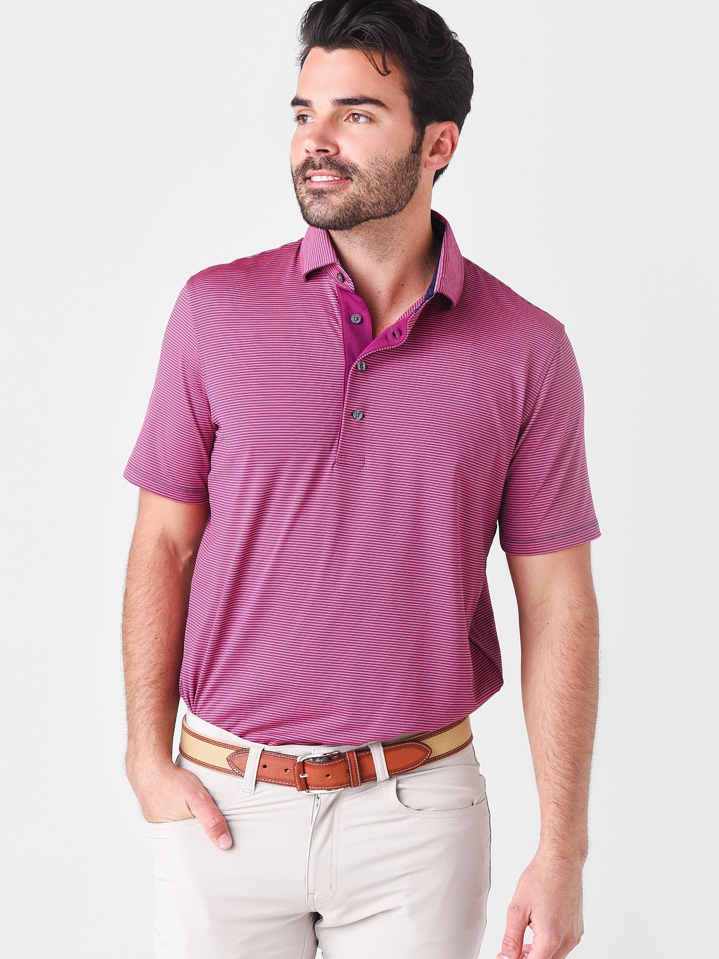 Greyson Men's Saranac Polo Shirt - Saint Bernard