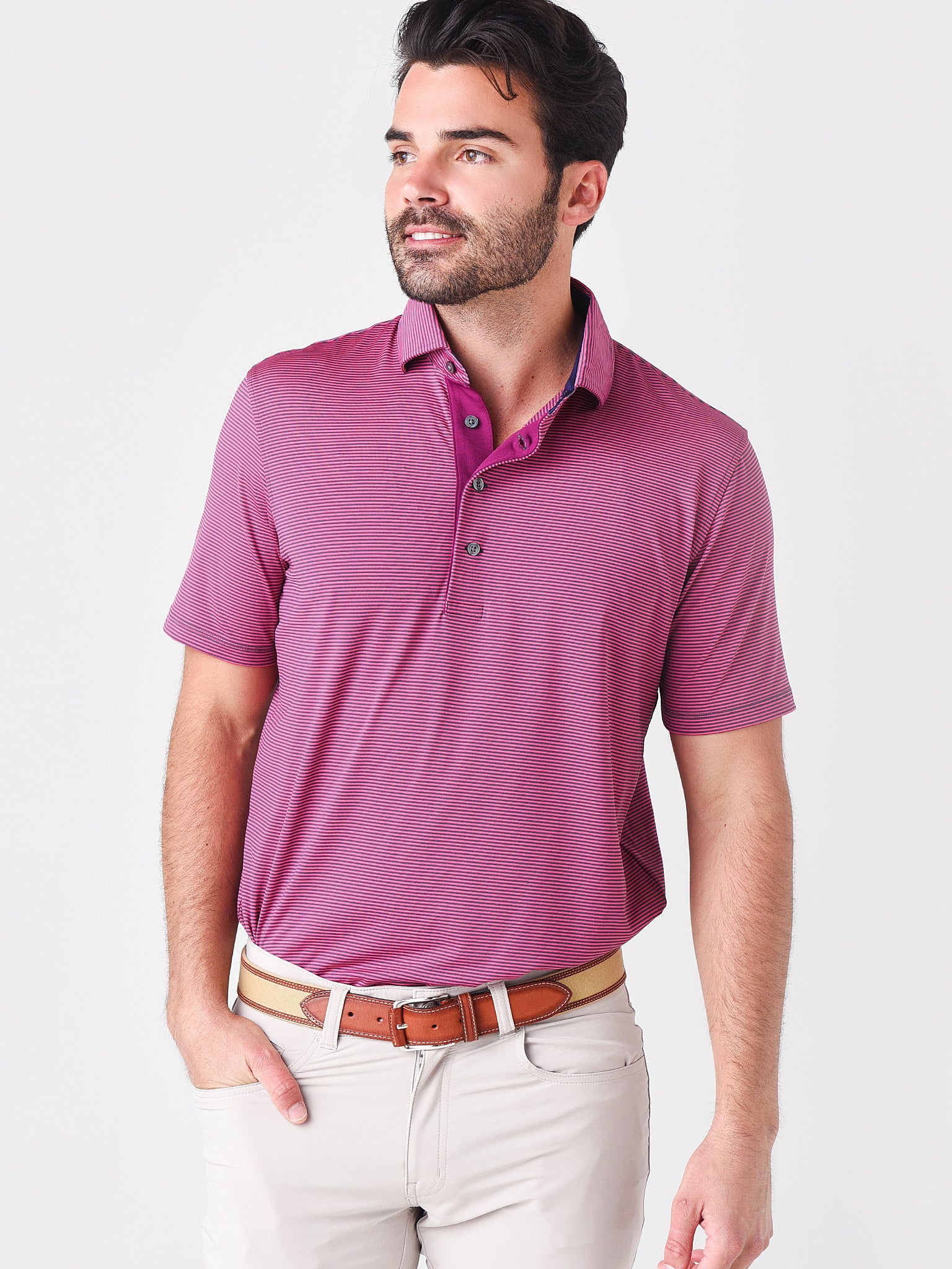 Greyson Men's Saranac Polo Shirt - Saint Bernard