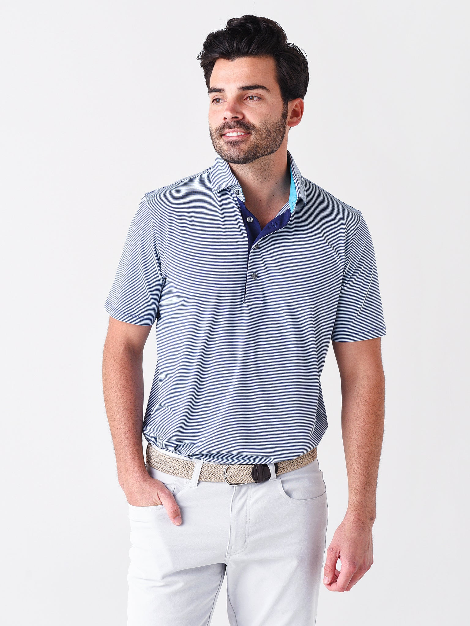 Greyson Men's Saranac Polo Shirt - Saint Bernard