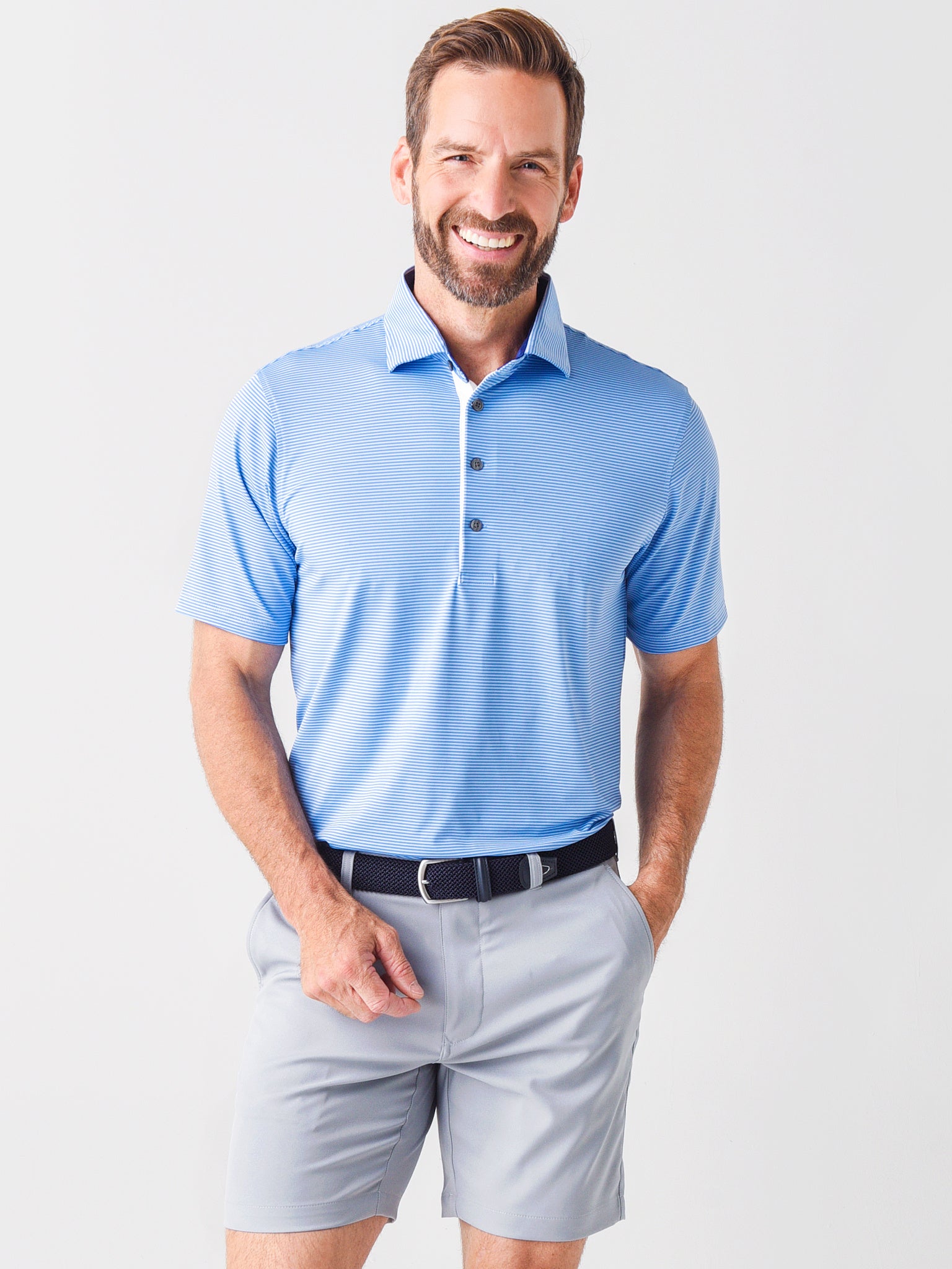 Greyson Men's Saranac Polo Shirt - Saint Bernard