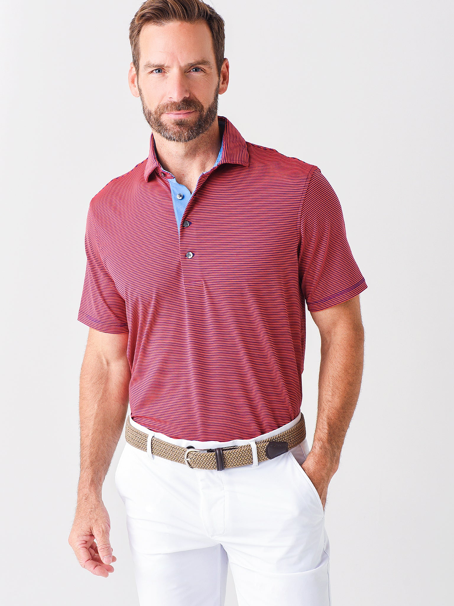 Greyson Men's Saranac Polo Shirt - Saint Bernard