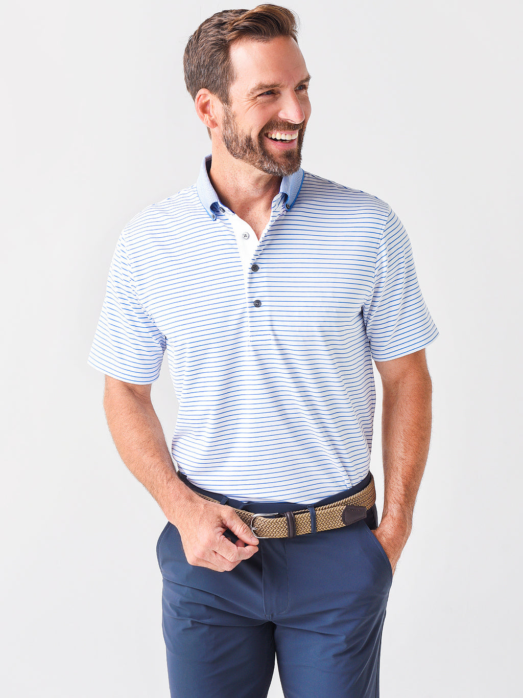 Greyson Men's Saginaw Polo - Saint Bernard