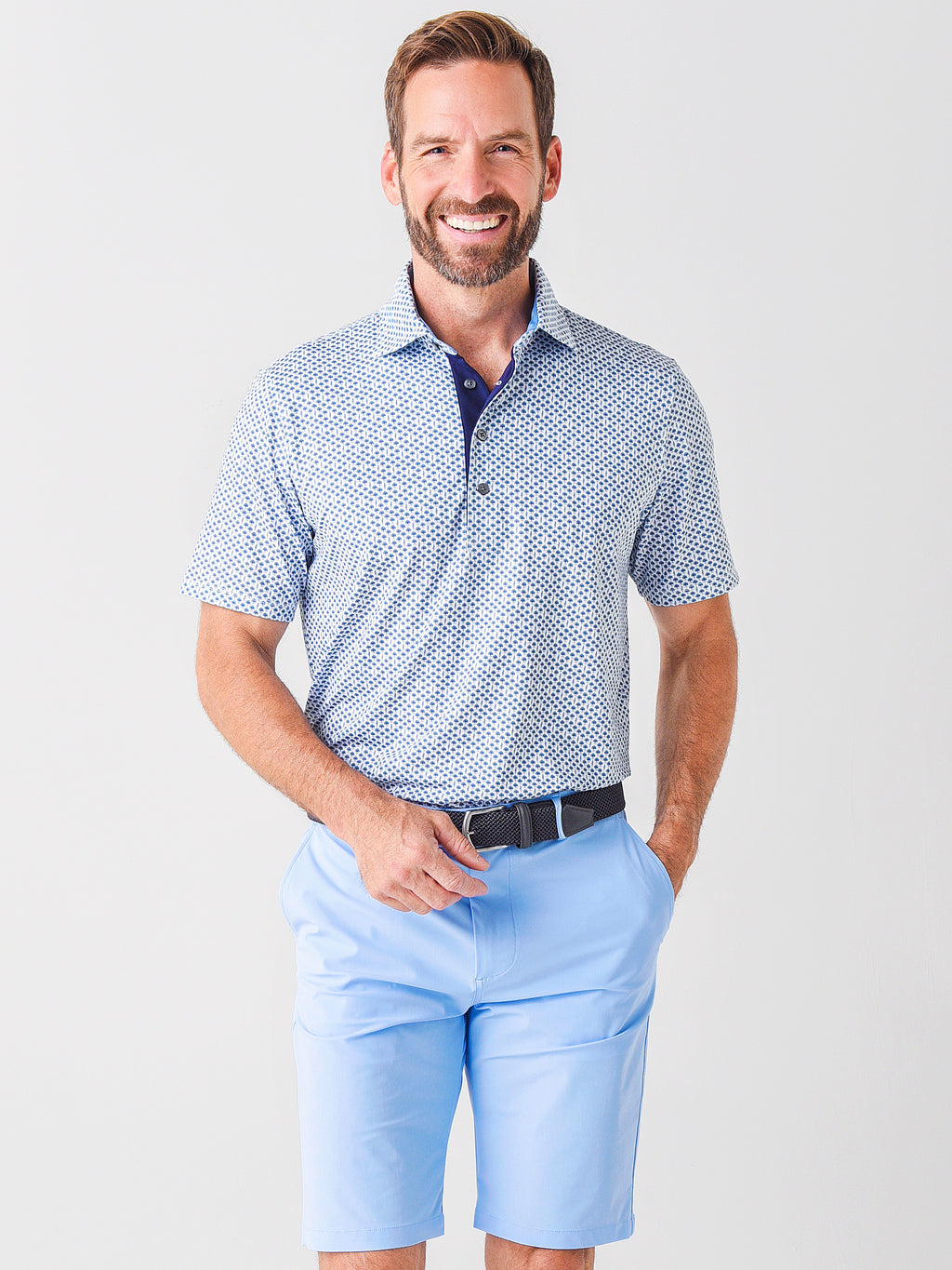 Greyson Men's Deep Roots Polo - Saint Bernard