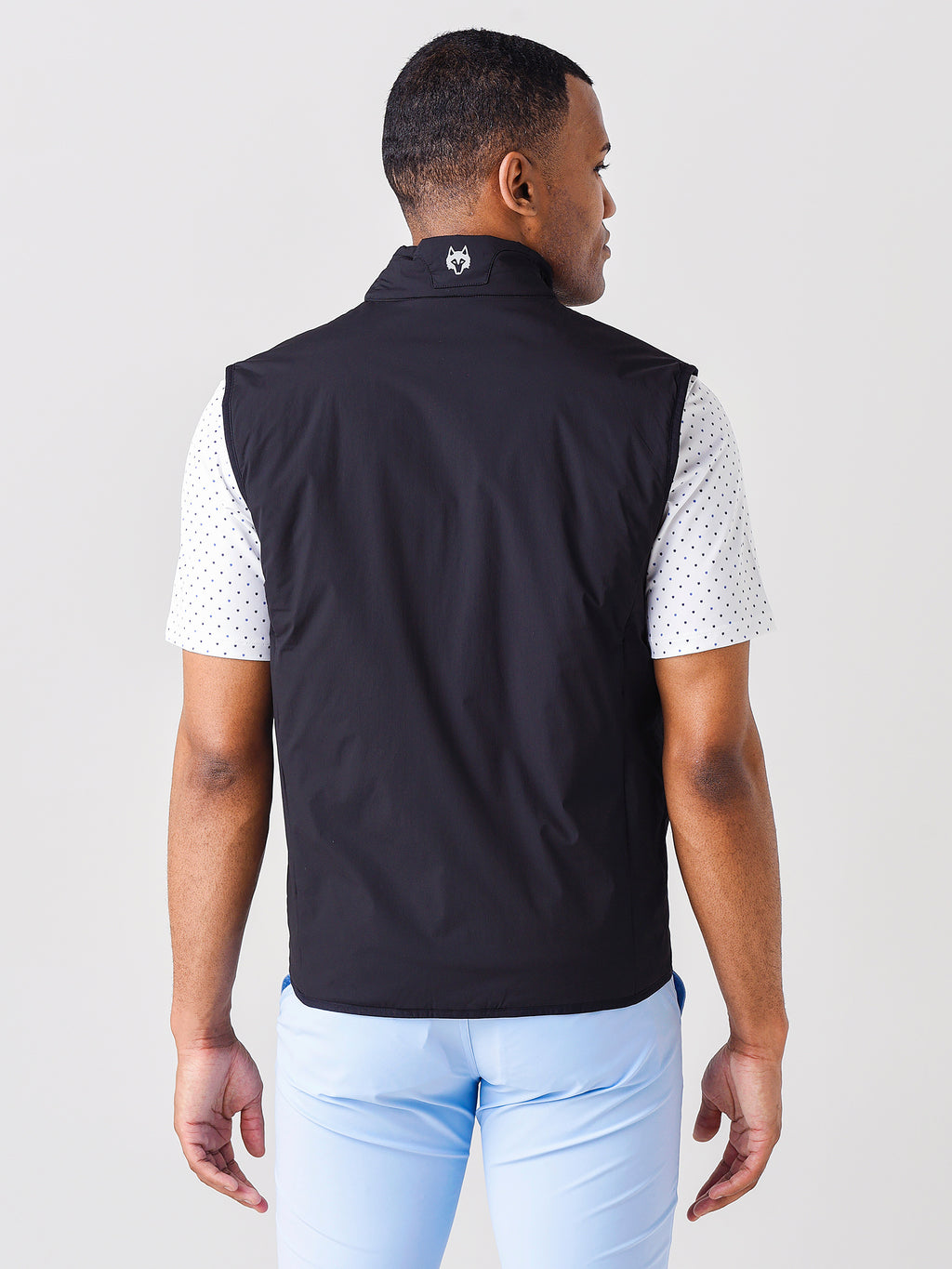 Gilet hybride ultraléger Greyson Yukon homme gris moyen tampon golf Gilet hybride ultraléger Greyson Yukon homme gris moyen tampon golf