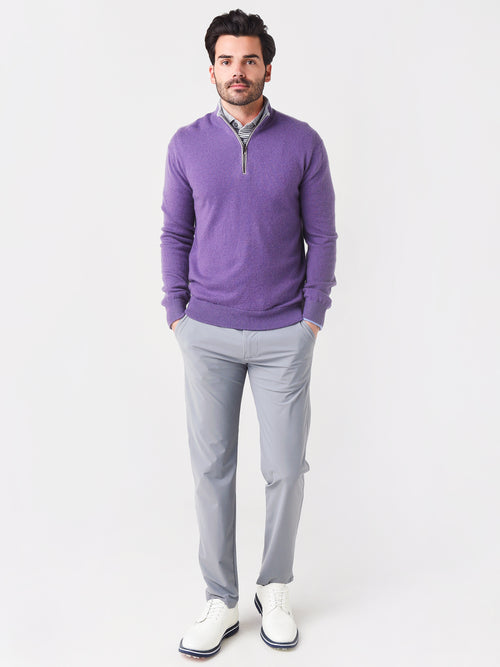 Greyson Men's Sebonack Quarter-Zip Golf Sweater
