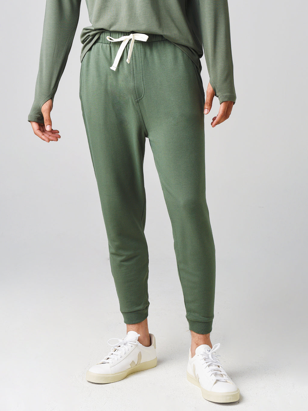 Free Fly Men's Bamboo Fleece Jogger - Saint Bernard