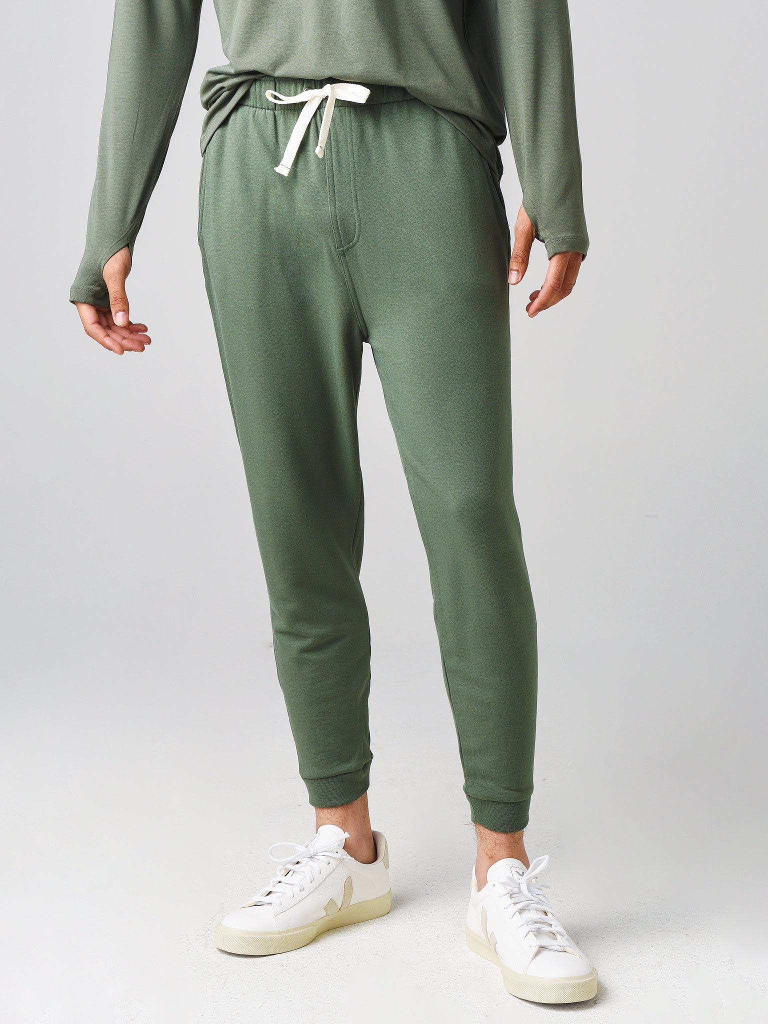 Free Fly Men's Bamboo Fleece Jogger - Saint Bernard
