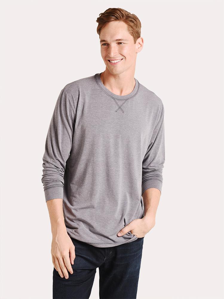 Free Fly Men's Bamboo Flex Long Sleeve Tee - Saint Bernard