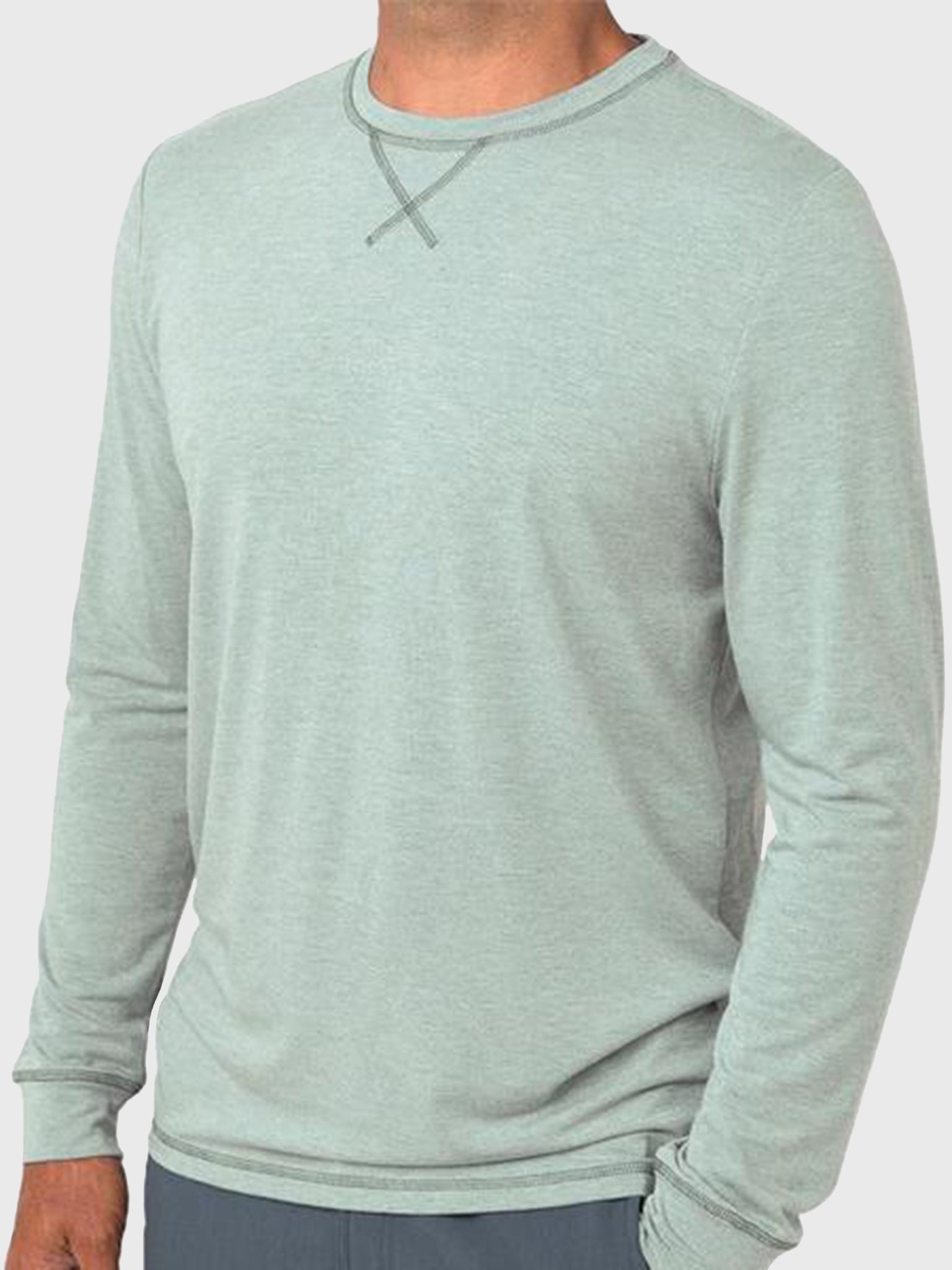 Free Fly Men's Bamboo Flex Long Sleeve - Saint Bernard