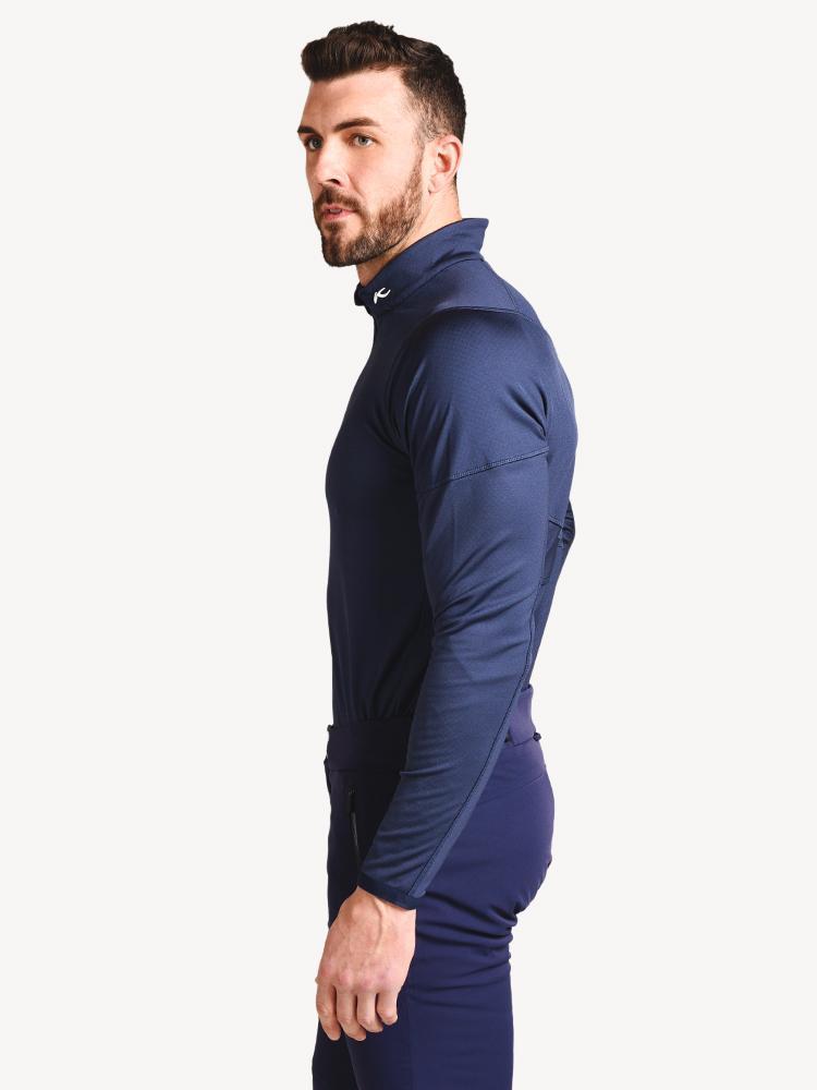 KJUS Men's Diamond Fleece Half Zip | $189.00 | Saint Bernard