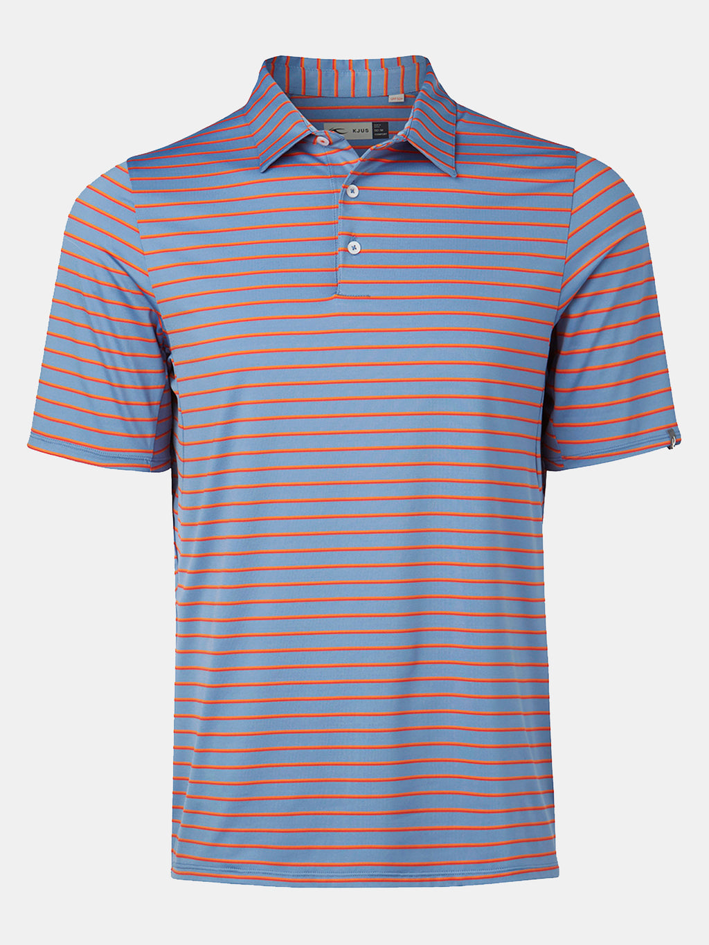 Kjus Men's Soren Multicolor Stripe Polo - Saint Bernard