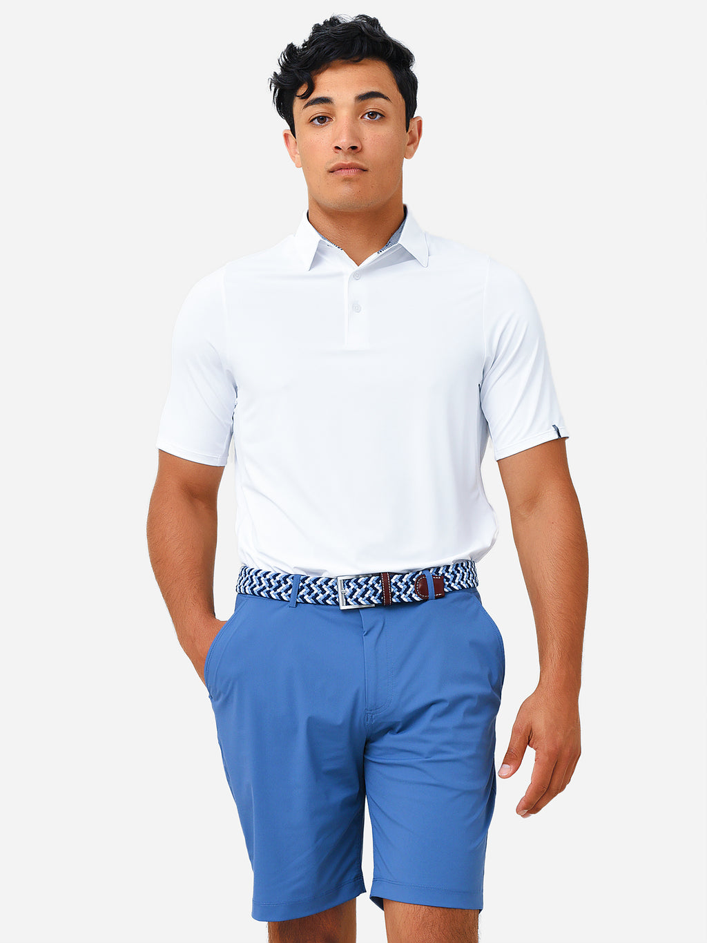 KJUS Men's Soren Solid Polo - Saint Bernard