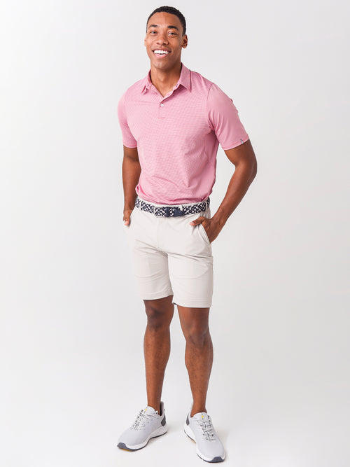 Kjus Men's Soren Stripe Short Sleeve Polo