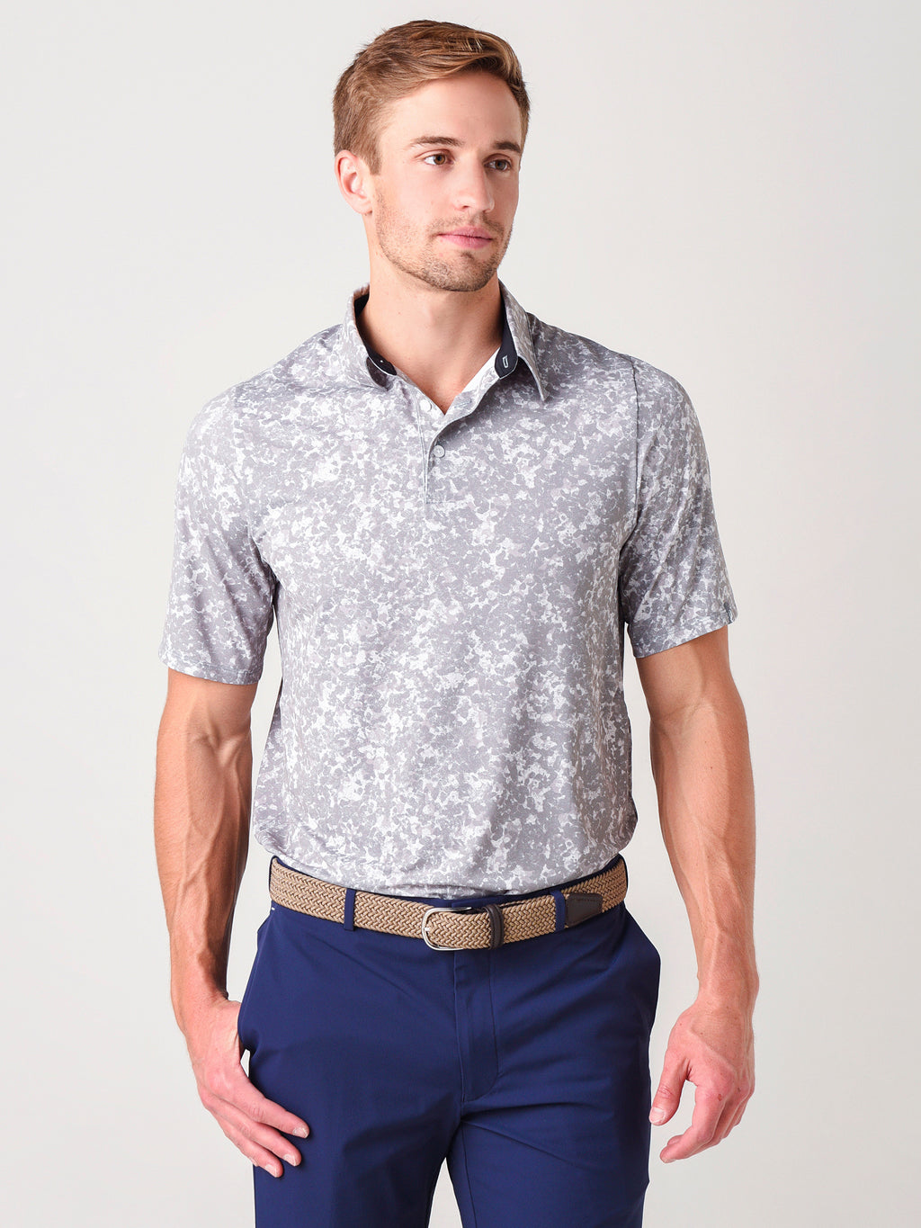 KJUS Men's Motion Printed Polo - Saint Bernard