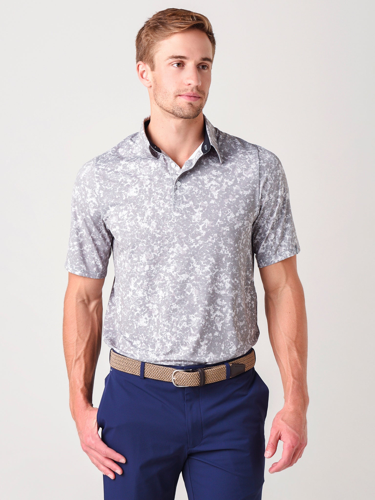 KJUS Men's Motion Printed Polo - Saint Bernard