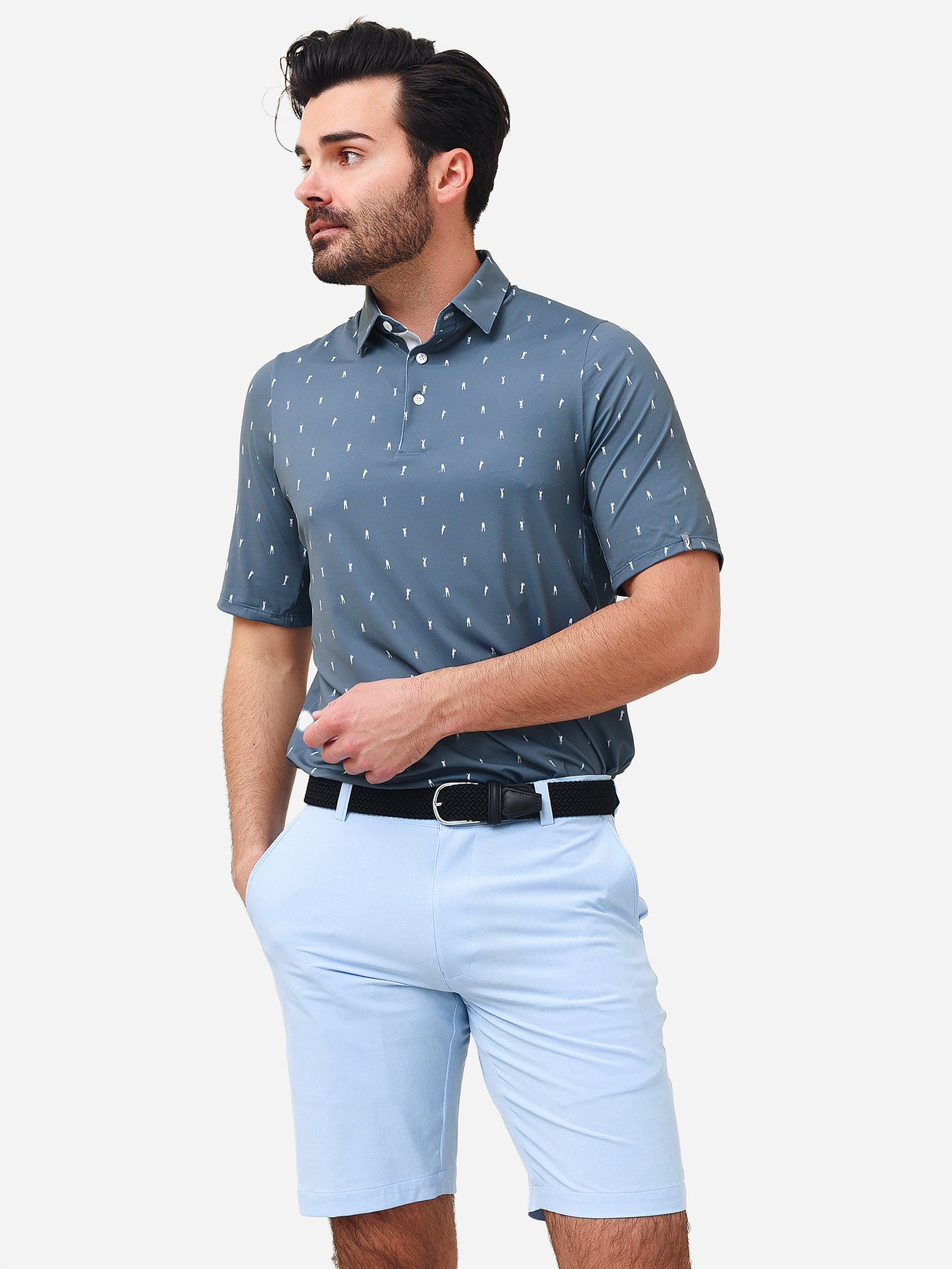 KJUS Men's Golfer Polo - Saint Bernard