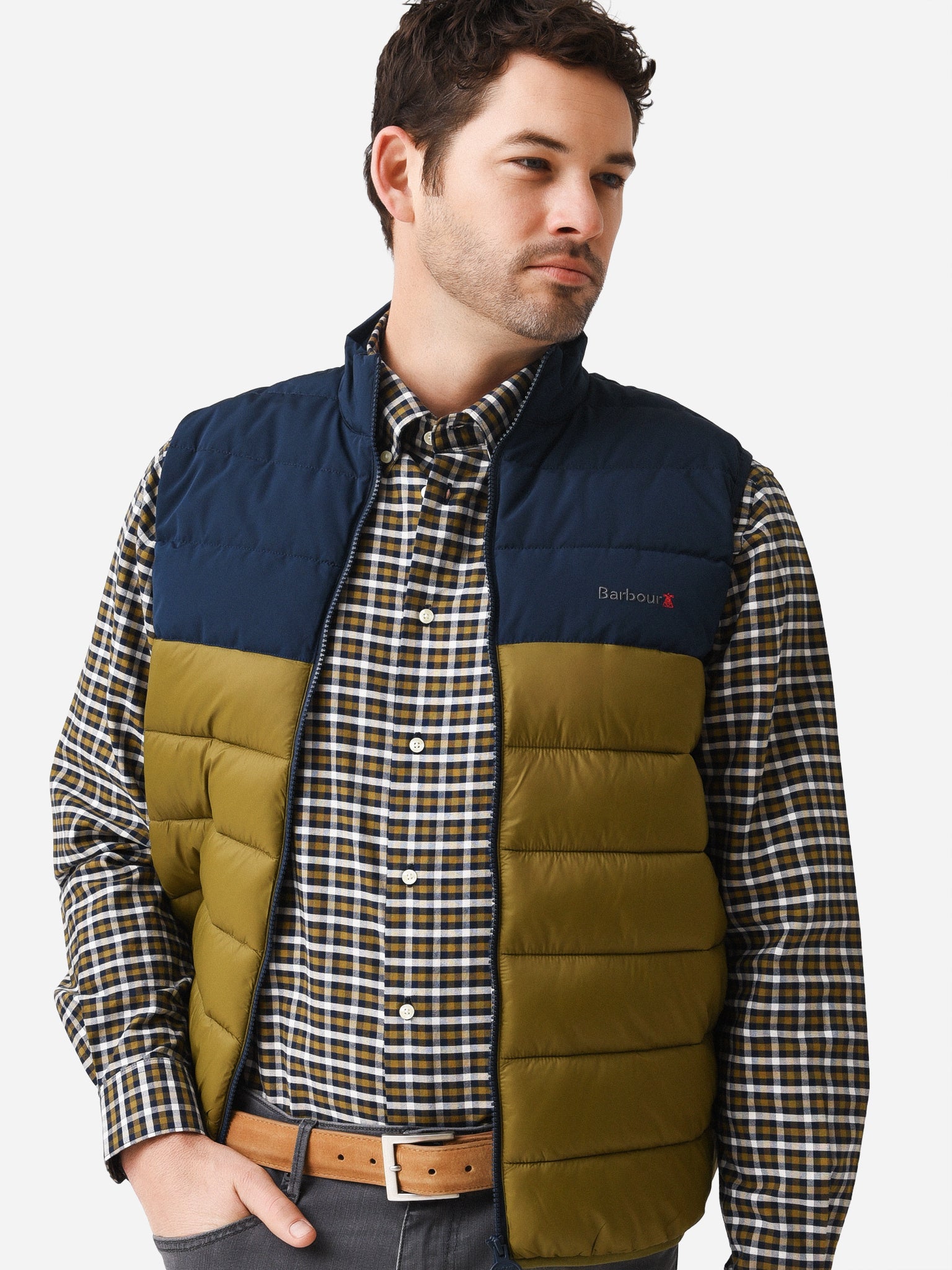 Barbour Men's Heburn Gilet - Saint Bernard