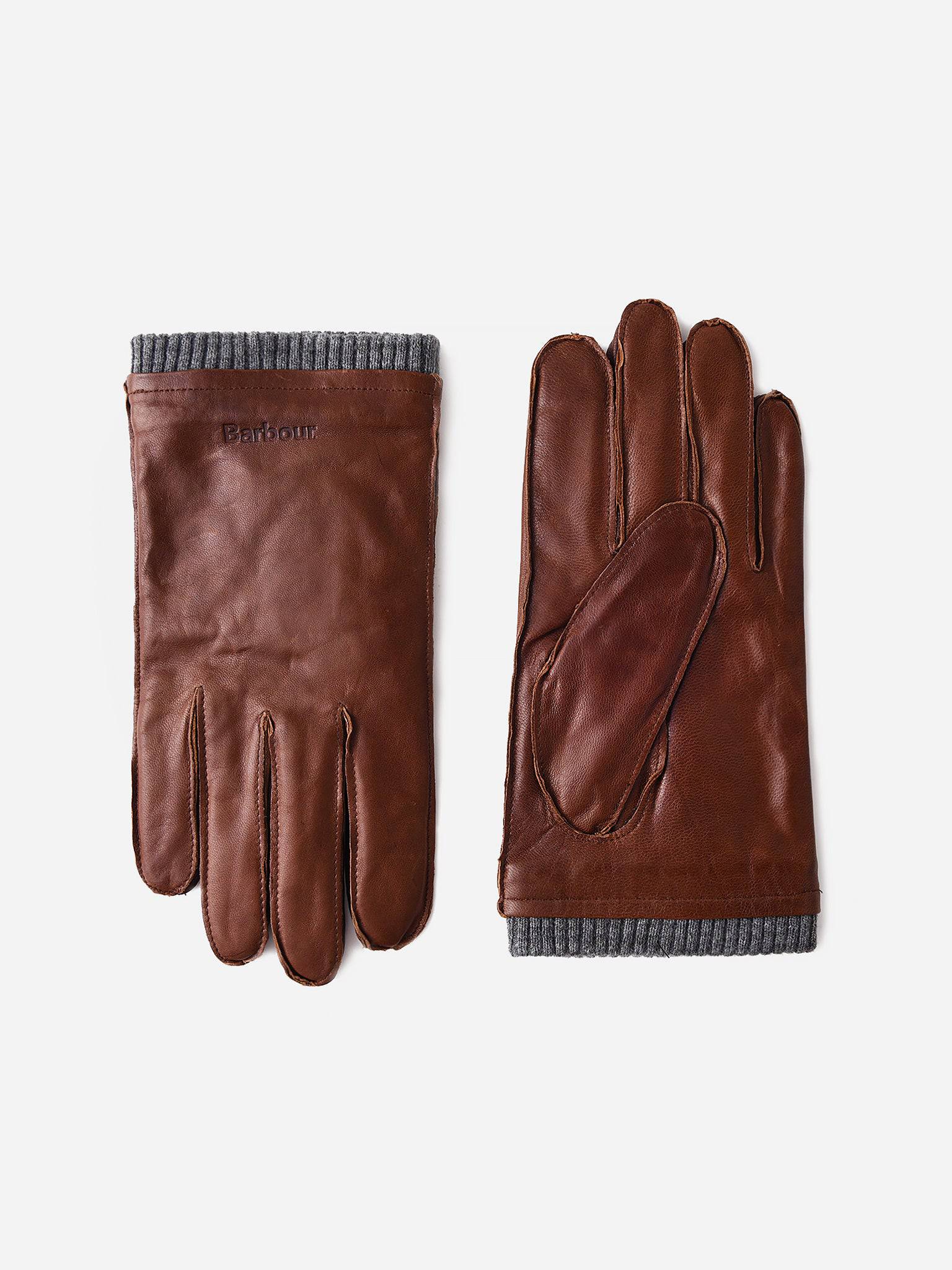 Barbour Braden Burnished Leather Glove - Saint Bernard