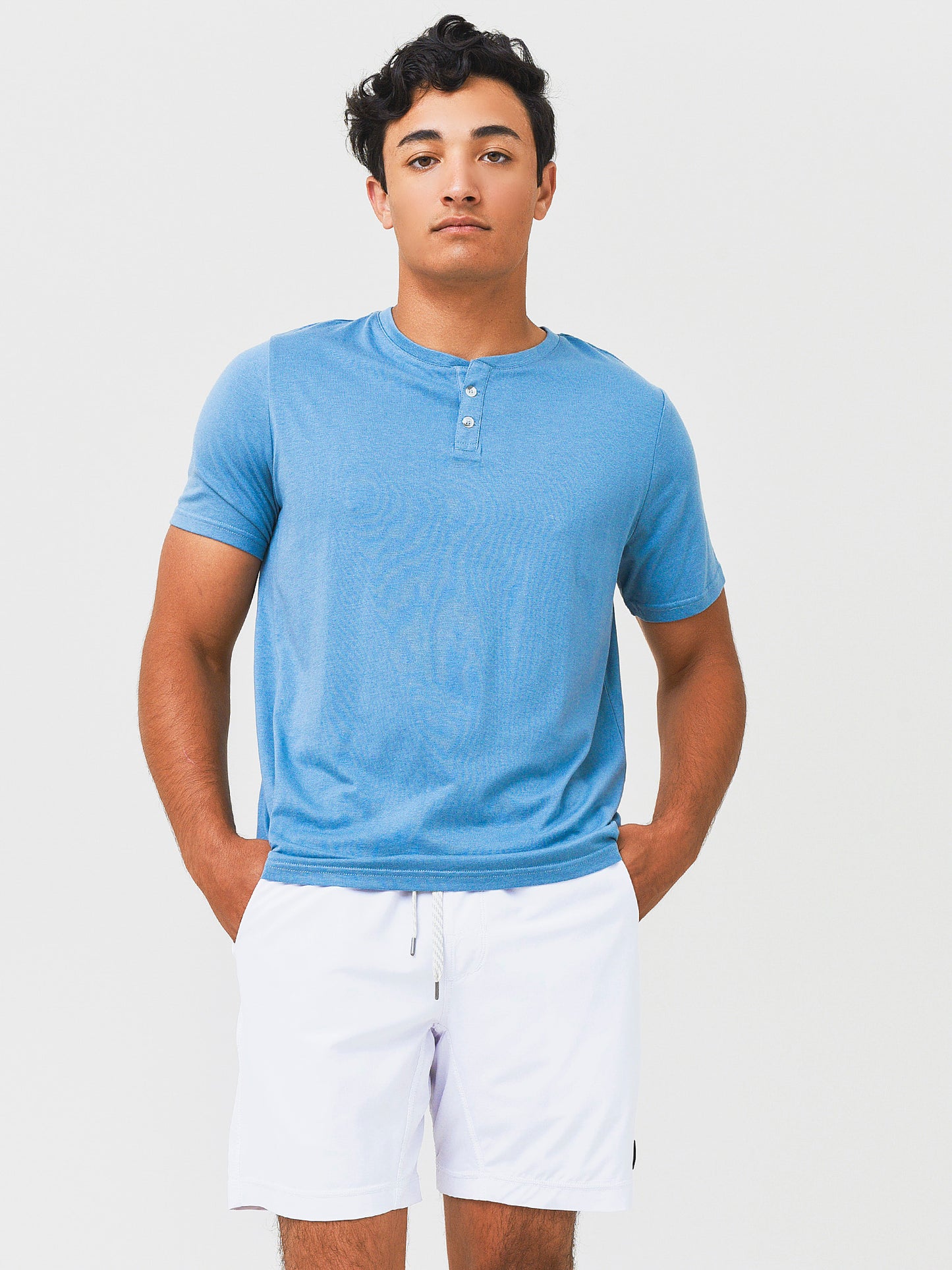 Free Fly Men's Heritage Henley Tee - Saint Bernard