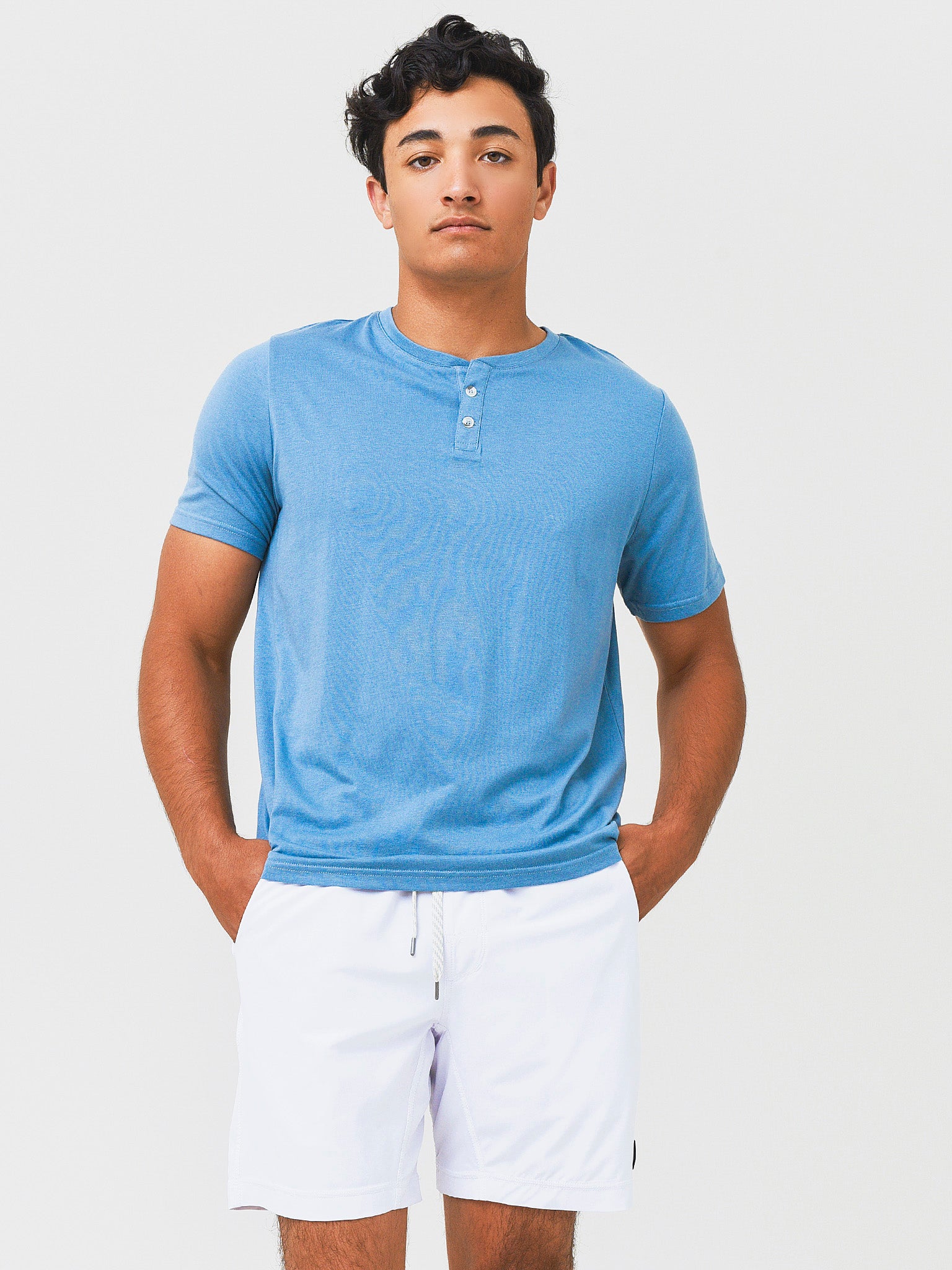 Free Fly Men's Heritage Henley Tee - Saint Bernard