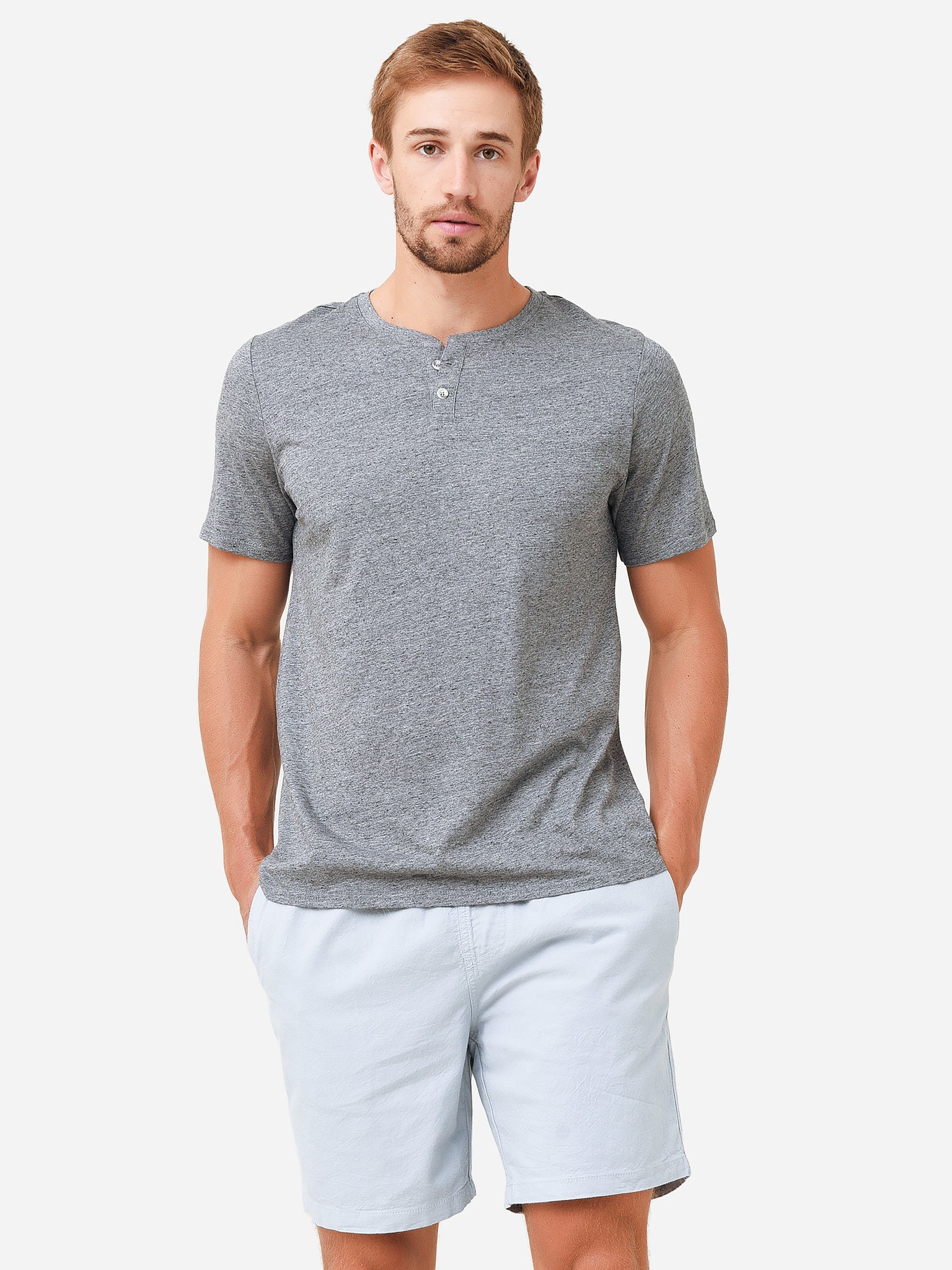 Free Fly Men's Heritage Henley Tee - Saint Bernard