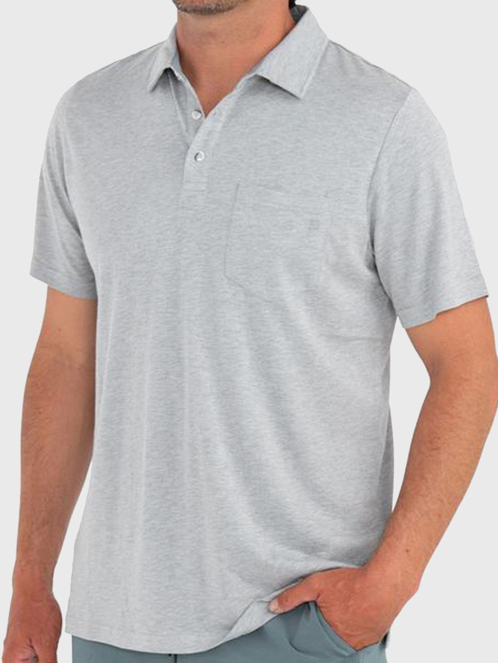 Free Fly Men's Bamboo Heritage Polo - Saint Bernard