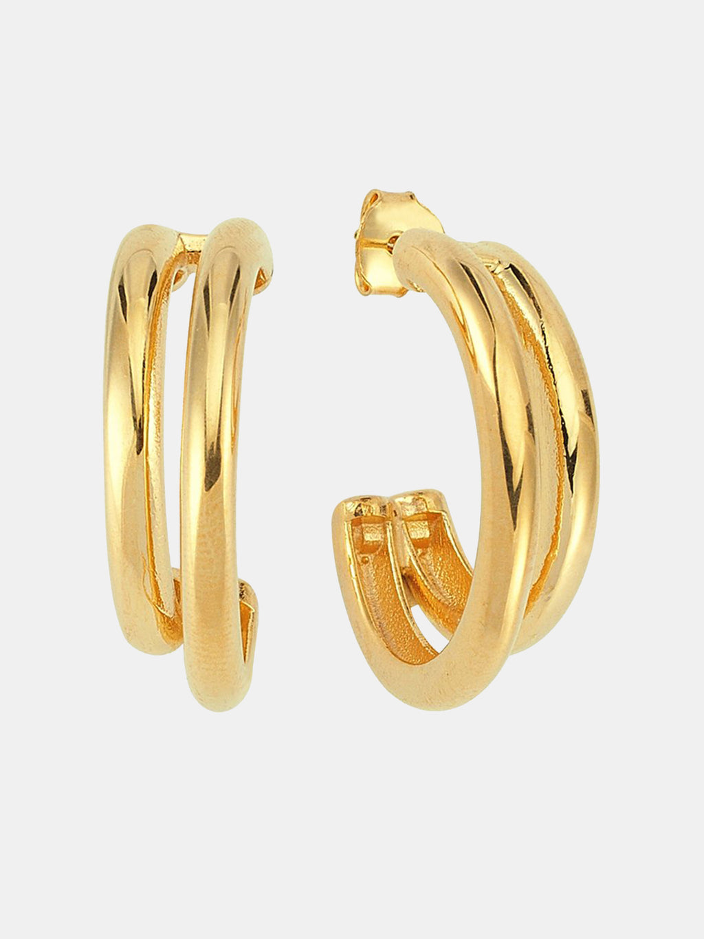 Maison Irem Double Donut Earrings - Saint Bernard