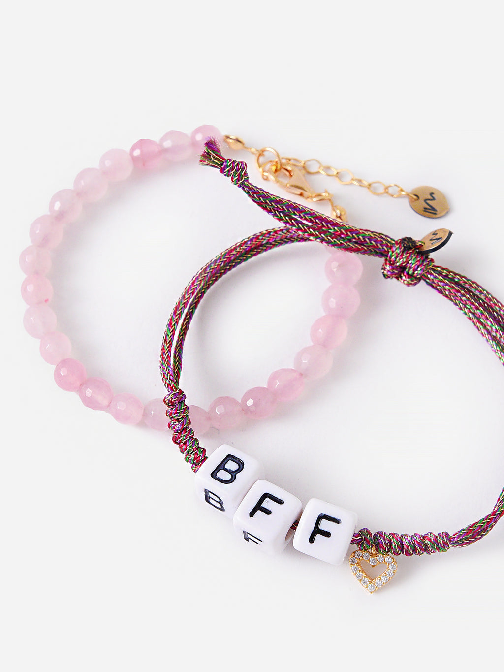 Maison Irem Women's BFF Heart Bracelet Set - Saint Bernard