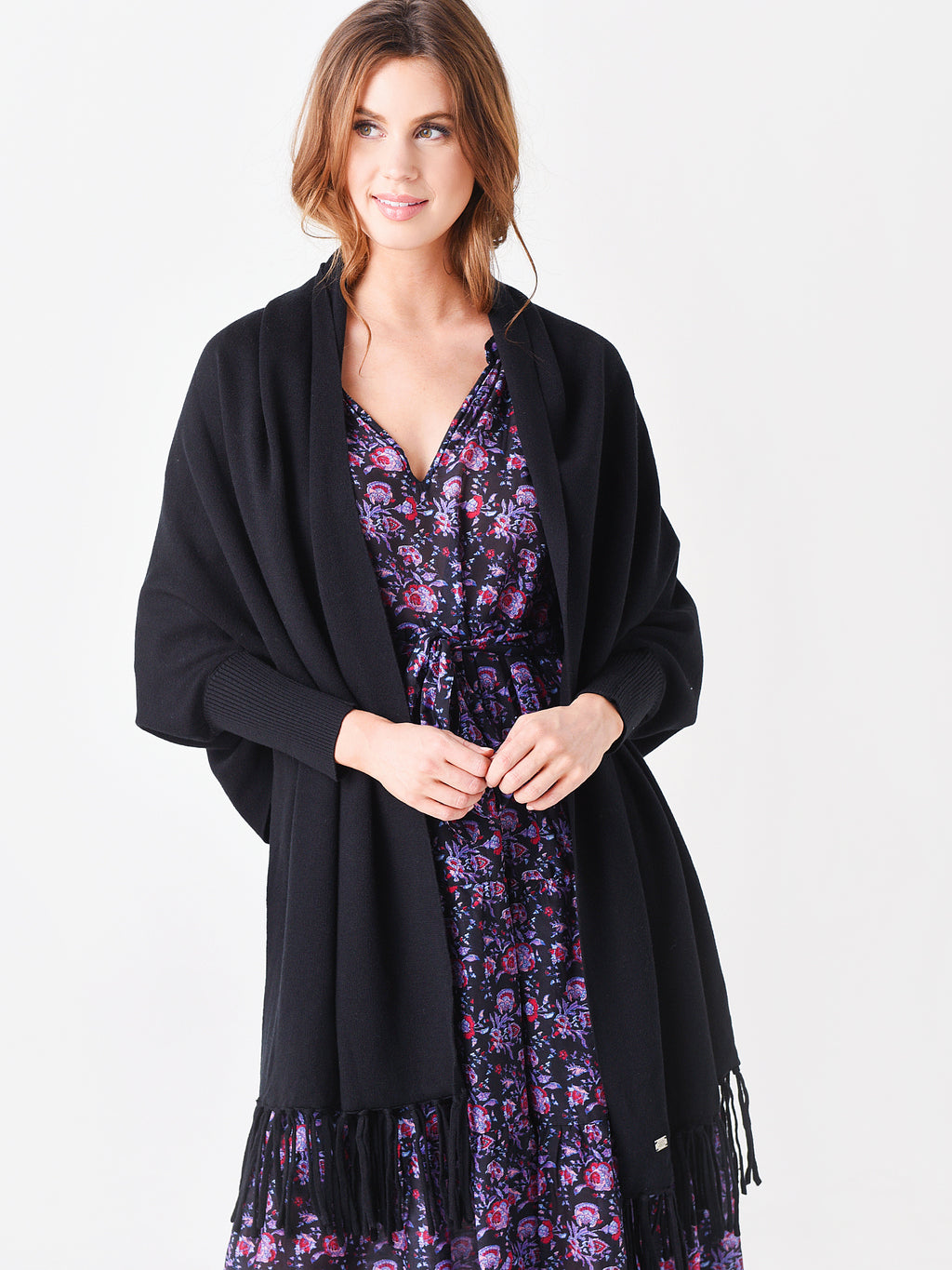 Soia & Kyo Women's Miku Cardigan Scarf - Saint Bernard