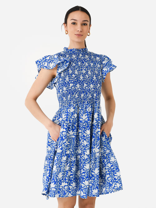 Sur La Vague Women's Ruffle Mini Dress