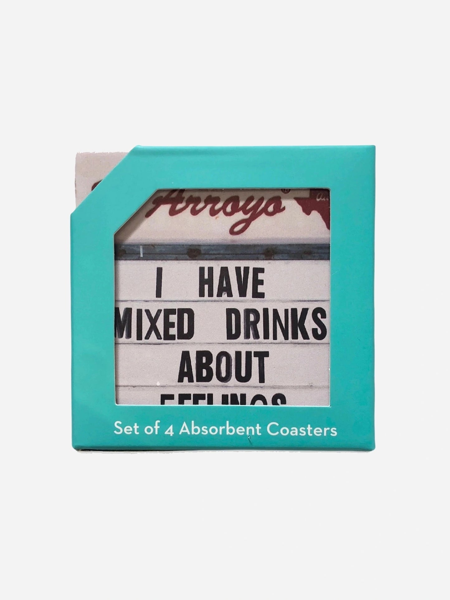 Cozumel Publishing Company El Arroyo Mixed Drinks Set of Four Coasters