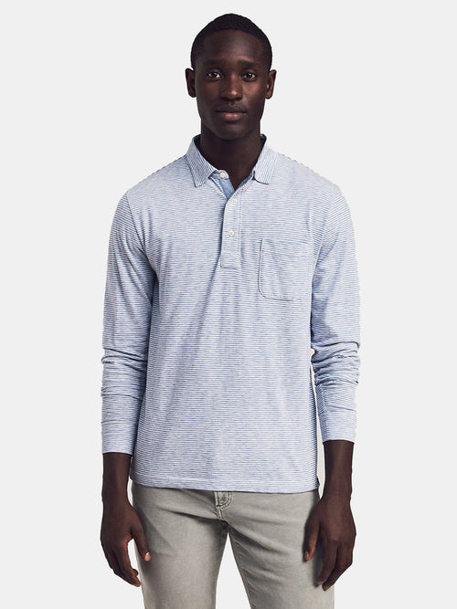 Faherty Brand Men's Long-Sleeve Polo
