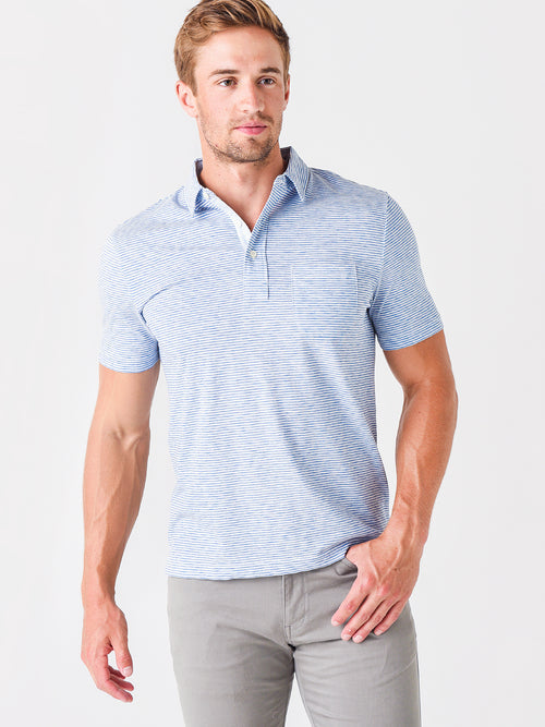Faherty Brand Men's Short Sleeve Polo