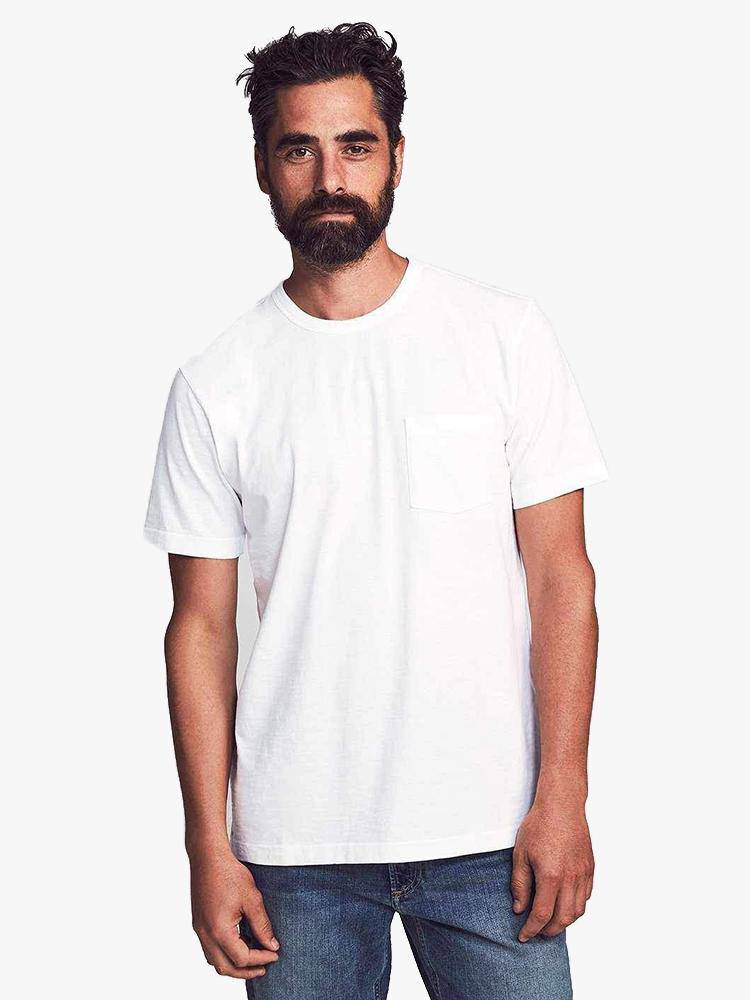 Faherty Brand Sunwashed Pocket Tee - Saint Bernard