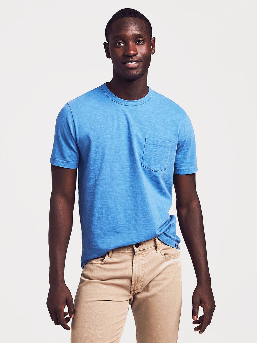 Faherty Brand Men's Sunwashed Pocket Tee - Saint Bernard