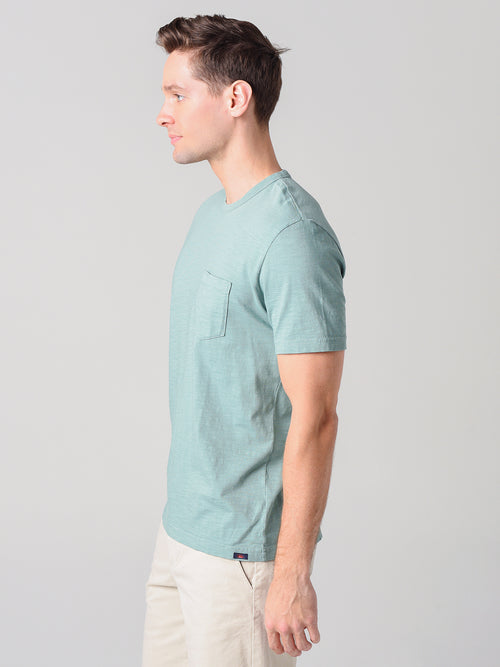Faherty Brand Men's Sunwashed Pocket Tee