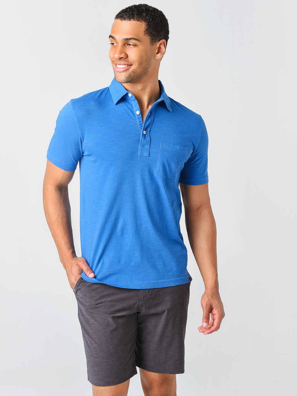 Faherty Brand Men's Sunwashed Polo - Saint Bernard