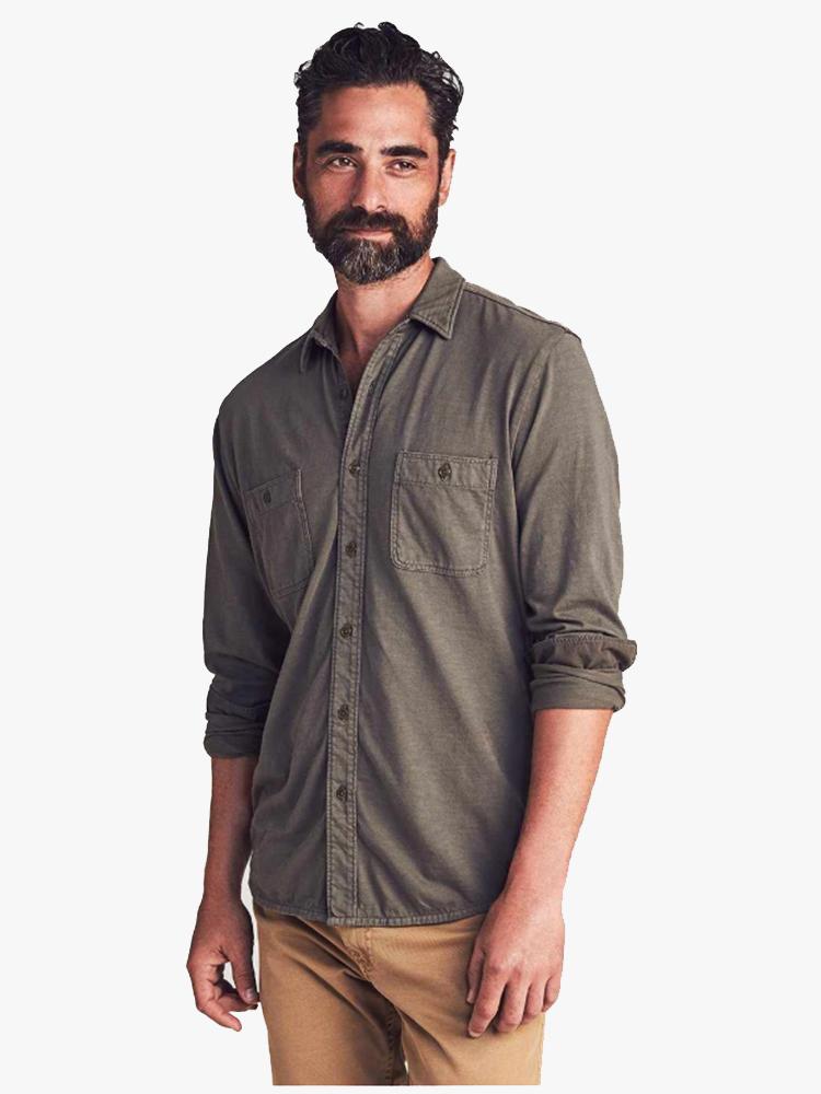Faherty Brand Knit Seasons Shirt - Saint Bernard