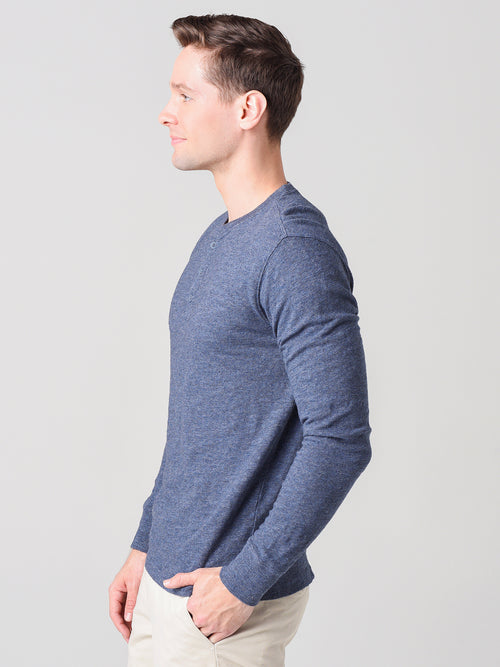 Faherty Brand Slub Cotton Henley
