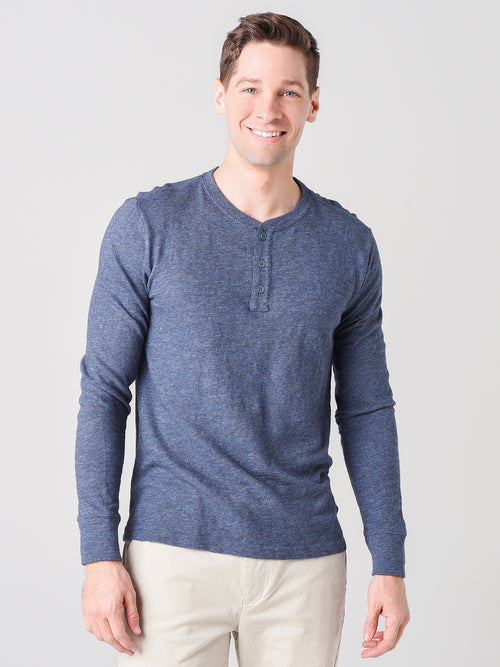 Faherty Brand Slub Cotton Henley